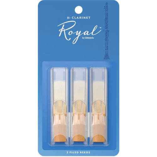 Трости для кларнета Bb D'ADDARIO RICO Royal - Bb Clarinet #3.0 - 3-Pack