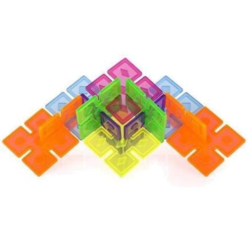 Конструктор Guidecraft Interlox Squares Квадраты, 96 деталей (G16835)