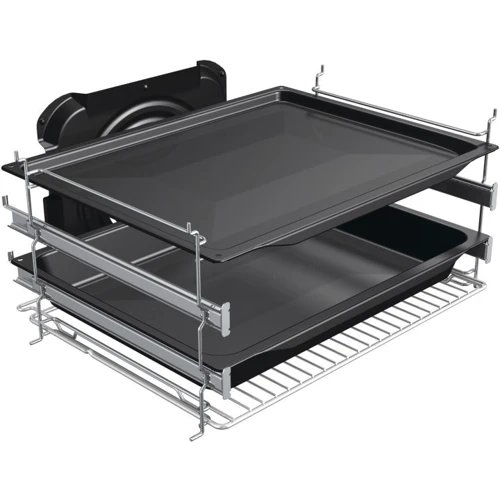 Духовой шкаф электрический Gorenje BPS737E301X: Размеры 59.5х59.7х54.7 см (ВxШxГ)
