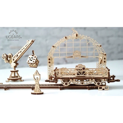 Механічний 3D пазл UGEARS "Маніпулятор на рейках" (70032) фото 4