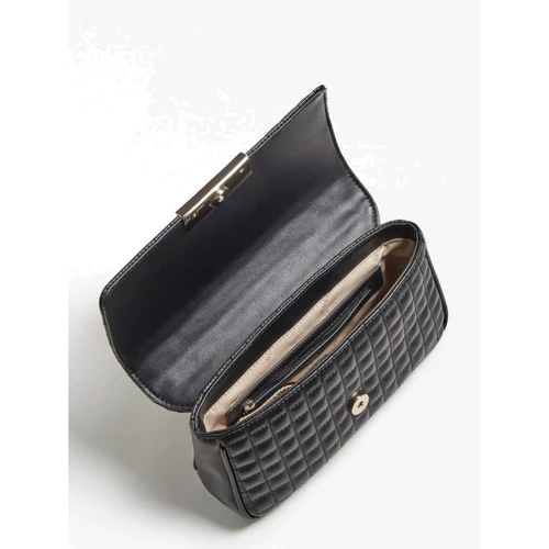 Женская сумка через плечо Guess Matrix Convertible Xbody Flap черная (HWVG7740210-BLA): Страна производитель Индонезия