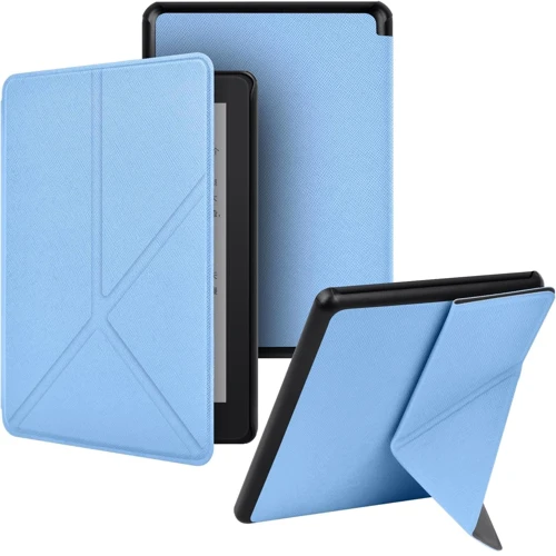 Аксессуар к электронной книге BeCover Ultra Slim Origami Light Blue for Amazon Kindle Paperwhite 12th Gen 2024 / Kindle Colorsoft (712839)