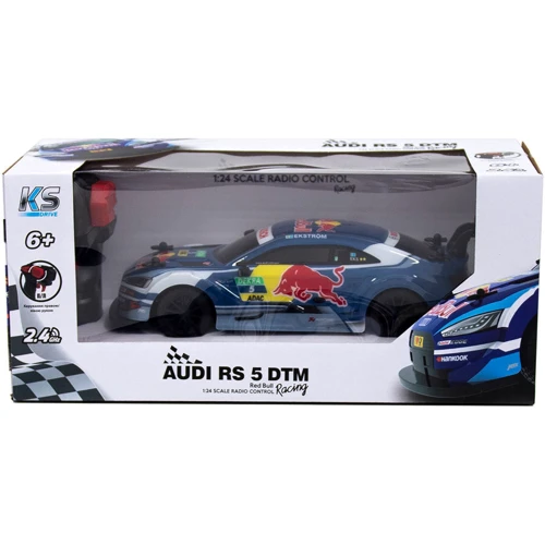 Автомобиль KS Drive на р/у Audi RS 5 DTM Red Bull (1:24, 2.4Ghz, голубой): Тип управления Радиоуправление