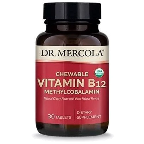 Dr. Mercola Vitamin B12 Витамин В12 30 жевательных таблеток