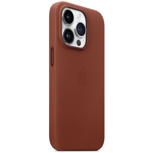 Чохол для iPhone Apple for iPhone 14 Pro Leather Case with MagSafe Umber (MPPK3) : Тип аксесуара чехол