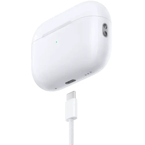 Зарядный кейс AirPods Pro 2 with Magsafe USB-C White (MTJV3): Материал Пластик
