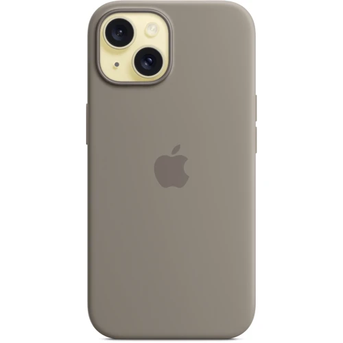 Чехол для iPhone Apple iPhone 15 Silicone Case with MagSafe - Clay (MT0Q3ZM/A): Тип чехла накладка на заднюю часть
