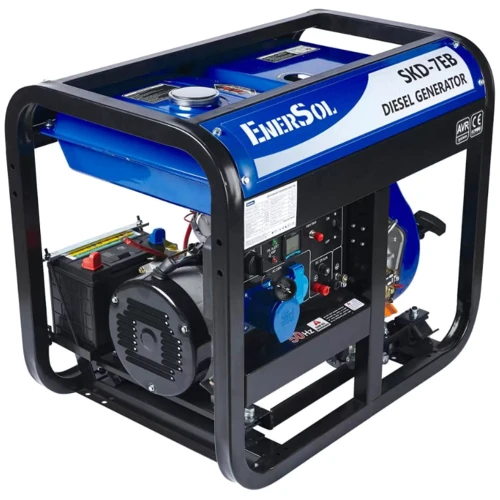 Дизельний генератор EnerSol SKD-7E 6.5 кВт: Тип двигуна 4-х тактный (одноцилиндровый)
