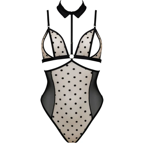 Боди Passion DOMINICA BODY beige/black XXL/XXXL