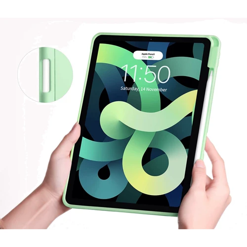 Аксессуар для iPad BeCover Direct Charge Pen with Pencil mount Green for iPad 10.9 (2022 / 2024) / iPad 11 2025 (708497): Цвет зеленый