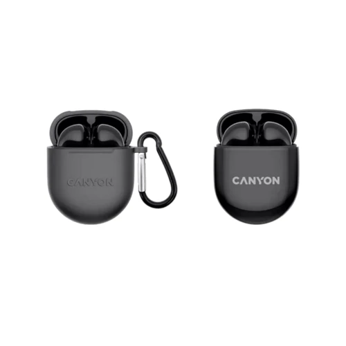 Наушники Canyon TWS-6 Black (CNS-TWS6B): Время работы, ч 4.5