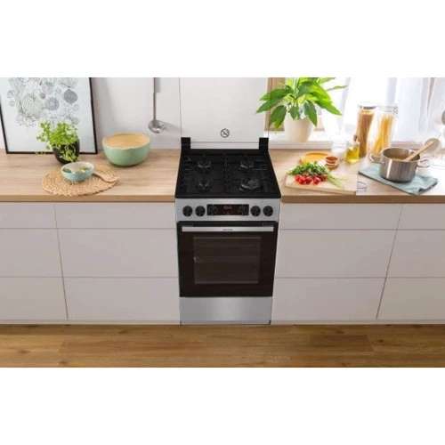 Плита комбинированная Gorenje GK5C62SH: Тип варочной поверхности газовая