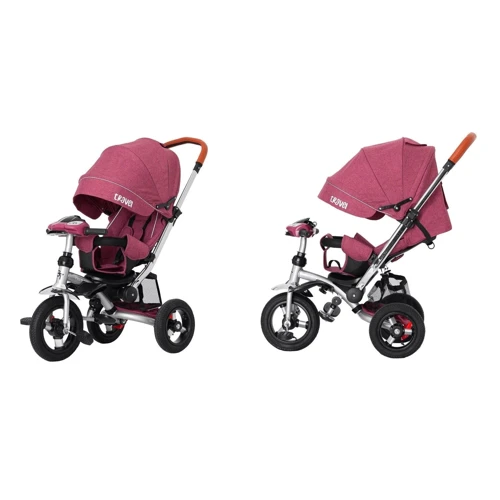 Велосипед триколісний Tilly Travel Фіолетовий льон (T-387/1 PURPLE): Тип Велосипед-коляска