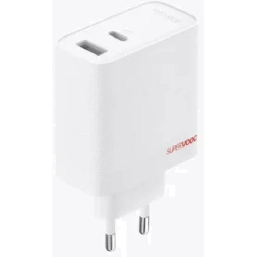 Зарядное устройство OPPO Wall Charger SuperVOOC USB-C+USB 80W White (OSAB7CF3AE)