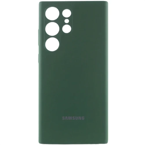Чехол для телефонов Lakshmi Premium Silicone Case with Logo Full Camera Cyprus Green for Samsung S918 Galaxy S23 Ultra