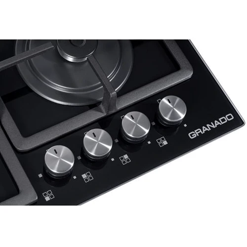 Варильна поверхня GRANADO GGH 62-114 black glass: Розташування панелі Спереди посередине