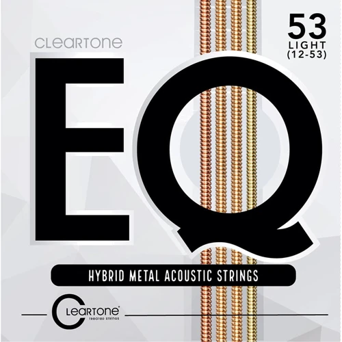 Струна для гитар Струны CLEARTONE 7812 EQ HYBRID METAL ACOUSTIC LIGHT 12-53