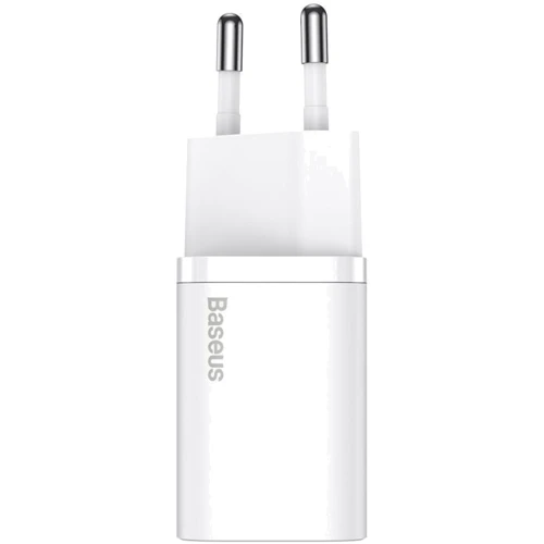 Зарядное устройство Baseus USB-C Wall Charger Super Si 25W White (CCSP020102): Кабель в комплекте отсутствует