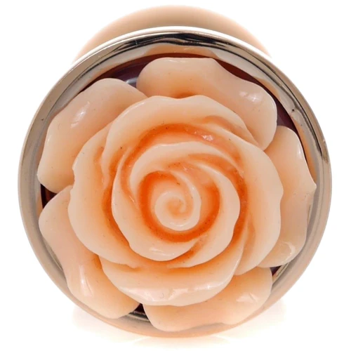 Анальная пробка BOSS Series Exclusivity Jewellery Red Gold Plug Rose Peach