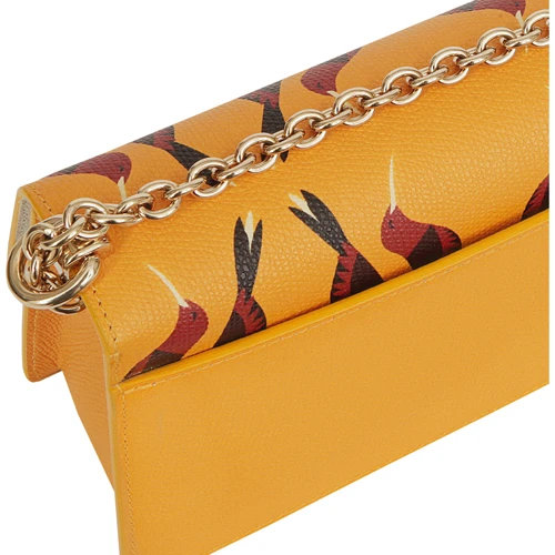 Женская сумка кросс боди Furla 1927 Mini Crossbody 20 Bafkaco желтая (BAFKACOA.0021TOR00): Фактура Матовая, Зернистая