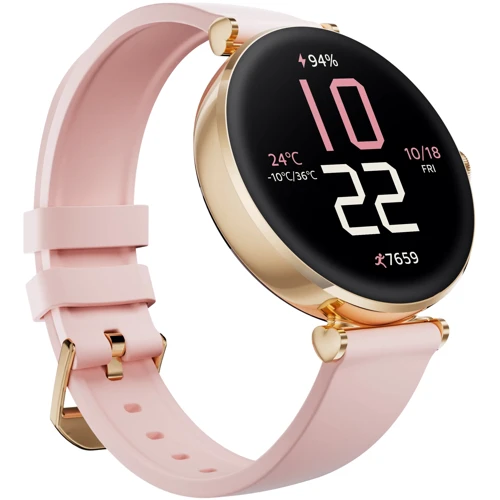 Смарт-часы Kieslect Smart Watch Pura Gold: Фитнес-функции Подсчет калорий, Пульсометр, Пульсоксиметр, Шагомер