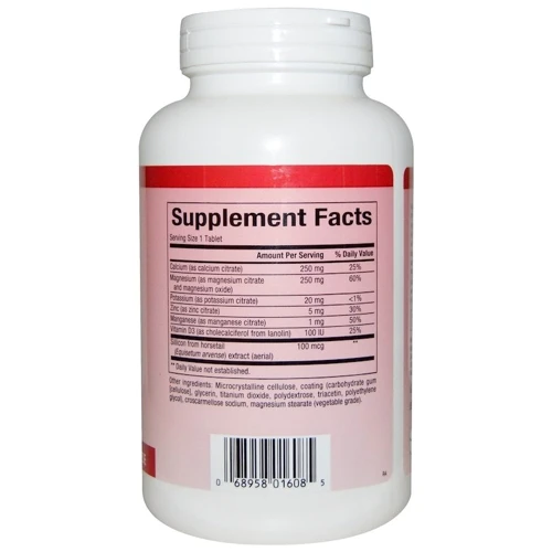 Natural Factors, Calcium & Magnesium Citrate with D, 180 Tablets (NFS01608): Тип Магний + Кальций