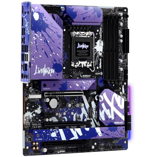 ASROCK Z790 LIVEMIXER: Оперативная память 4xDDR5 7200+ МГц, до 192 ГБ