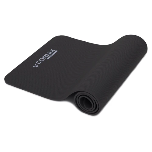 Коврик для фитнеса Cornix NBR 183 x 61 x 1 cм для йоги и фитнеса XR-0013 Black