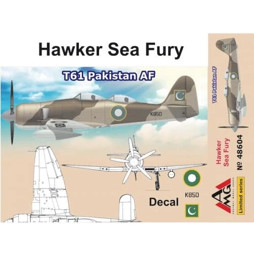 Истребитель AMG Models awker Sea Fury T61, Пакистан