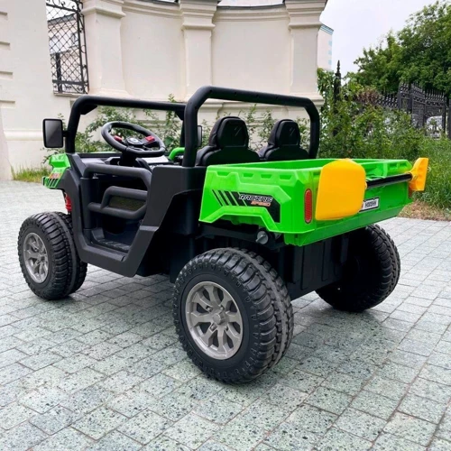 Детский электромобиль Внедорожник Bambi Racer, зеленый (M 5026EBLR-5(24V)): Рекомендуемый возраст от 3 лет до 8 лет