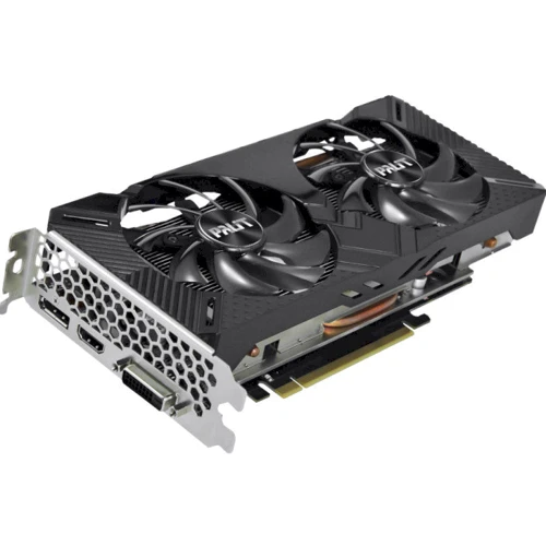 Видеокарта Palit GeForce GTX 1660 Dual (NE51660018J9-1161C) OEM: Объем памяти, Гб 6