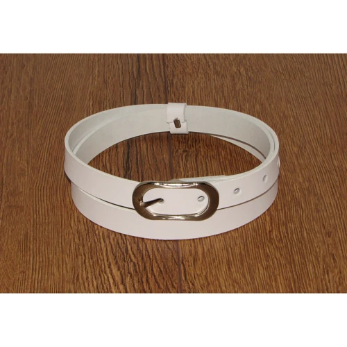 Ремень женский Cavaldi белый (Pasek PD-2 white)