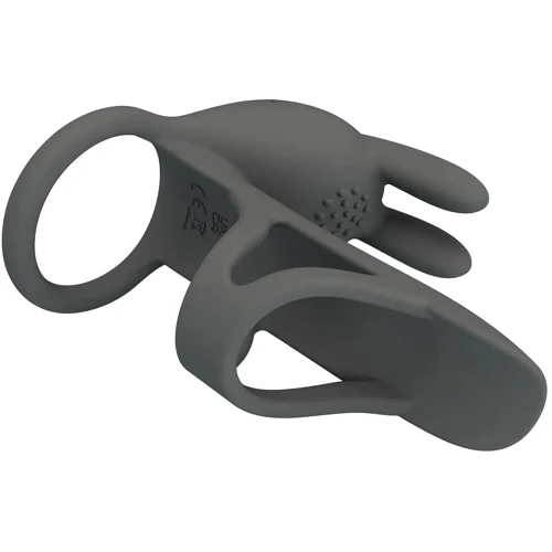 Насадка с вибрацией LYBAILE Pretty Love Master Ring Gray (BI-210326-1)