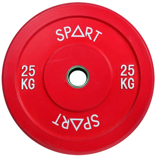 Блин для штанги и гантели Spart PL42-25 Бамперный диск 25 кг