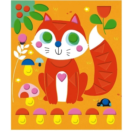 Набор для творчества Janod Карточки с наклейками (J07811)