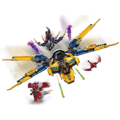 Конструктор LEGO Ninjago Суперштормовий реактивний літак Рас і Арін 510 деталей (71833): Рекомендований вік 8+