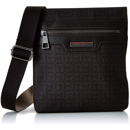 Мужская сумка планшет Tommy Hilfiger черная (TH1489M)