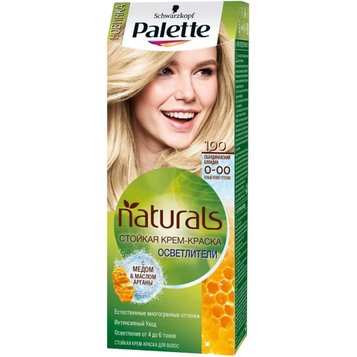 Palette Naturals Крем-краска для волос 0-00 (100) Скандинавский блондин 110 ml