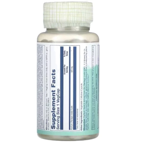 Solaray Psyllium Husk Шелуха семян подорожника 525 мг 100 вегетарианских капсул