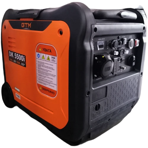 Инверторный бензиновый генератор GTM DK5500iE: Тип генератора Бензиновый инверторный