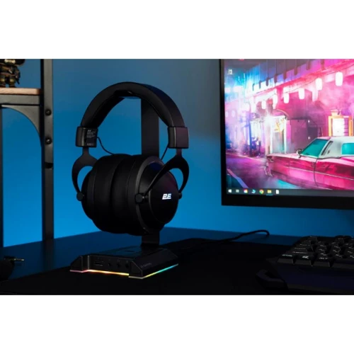 Наушники 2E Gaming HG360 RGB WL 7.1 Black (2E-HG360BK-WL): Сопротивление наушников (Ом) 32