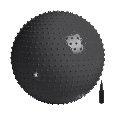 Мяч для фитнеса 4FIZJO Anti-Burst Black массажный 65 см (4FJ0618)