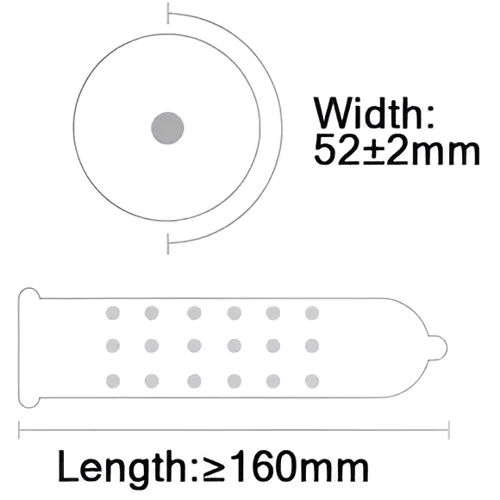Текстуровані презервативи з ароматом ванілі OLO HA FOR WOMEN Climax, 10 шт