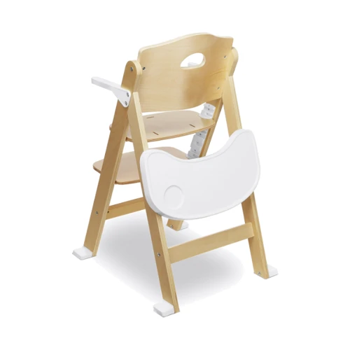 Стульчик для кормления Lionelo FLORIS NATURAL WHITE: Регулировка высоты стула 4 позиции