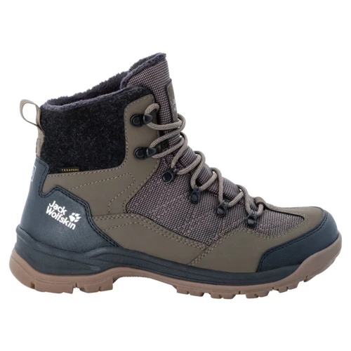 Ботинки Jack Wolfskin Aspen Texapore Mid M 4041411-5209 41.5 коричневые искусственная кожа зимние фото 2