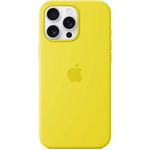 Чехол для iPhone Apple iPhone 16 Pro Max Silicone Case with MagSafe - Star Fruit (MA7U4ZM/A): Материалы Силикон