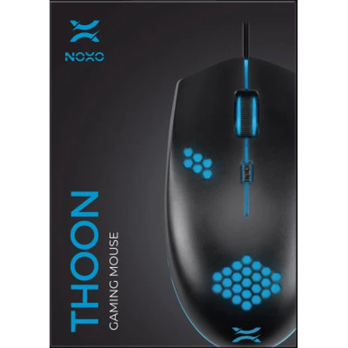 Мишка NOXO Thoon Gaming mouse USB Black (4770070881989): Довжина кабелю 1.3 м