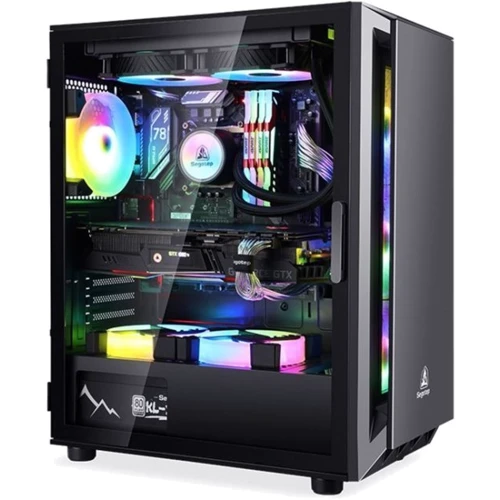 Корпус Segotep GANK 5 Black (SG-GK5): Форм-фактор материнской платы ATX/MicroATX