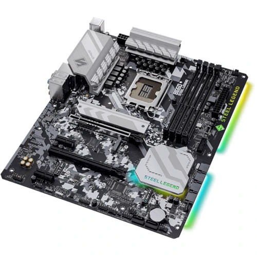 ASRock B660 Steel Legend: Оперативная память 4xDDR4 5333+, до 128 ГБ