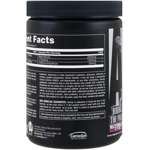 Universal Nutrition Animal Fury 80 g /5 servings/ Watermelon: Форма випуску порошок